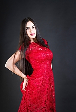 Ukrainian mail order bride Malika from Kiev with brunette hair and green eye color - image 3