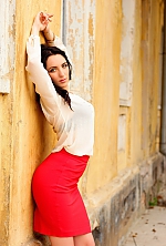 Ukrainian mail order bride Albina from Sumy with black hair and green eye color - image 2
