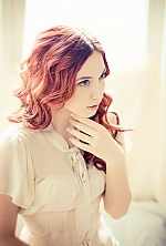 Ukrainian mail order bride Anna from Sieverodonetsk with red hair and green eye color - image 5