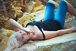 Ukrainian mail order bride Ekaterina from Odessa with blonde hair and black eye color - image 2