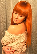 Ukrainian mail order bride Miroslava from Dnipro with red hair and grey eye color - image 5