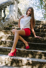 Ukrainian mail order bride Ruslana from Kiev with light brown hair and grey eye color - image 3