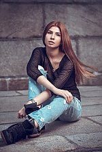 Ukrainian mail order bride Anastasia from Kiev with light brown hair and green eye color - image 5