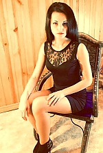 Ukrainian mail order bride Julia from Nikolaev with black hair and green eye color - image 7