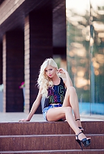 Ukrainian mail order bride Ekaterina from Rovno with blonde hair and blue eye color - image 2