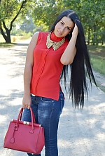 Ukrainian mail order bride Anastasia from Zaporoje with black hair and brown eye color - image 5