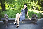 Ukrainian mail order bride Anastasia from Alchevsk with black hair and green eye color - image 6