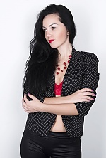 Ukrainian mail order bride Kate from Kiev with black hair and hazel eye color - image 7