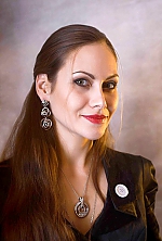 Ukrainian mail order bride Olga from Kamianske with brunette hair and green eye color - image 4