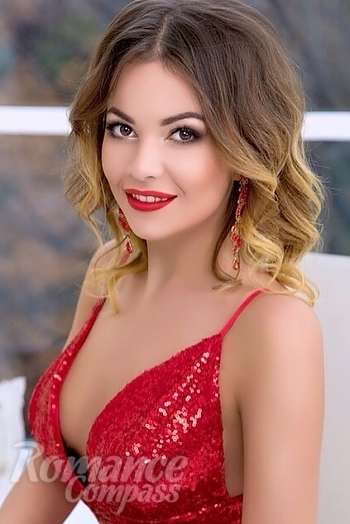 Ukrainian mail order bride Christina from Kiev with blonde hair and brown eye color - image 1
