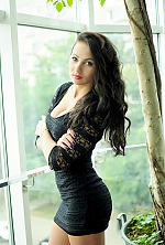 Ukrainian mail order bride Olga from Odessa with brunette hair and green eye color - image 3