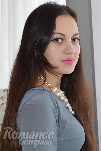 Ukrainian mail order bride Anastasiya from Odessa with brunette hair and brown eye color - image 1