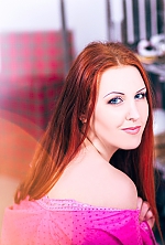 Ukrainian mail order bride Irina from Voznesensk with red hair and blue eye color - image 4