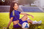 Ukrainian mail order bride Anastasia from Kharkov with black hair and brown eye color - image 7