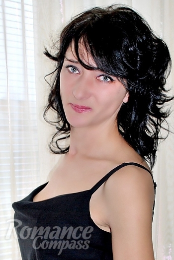 Ukrainian mail order bride Julia from Nikolaev with black hair and blue eye color - image 1