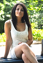 Ukrainian mail order bride Kate from Khartsizk with brunette hair and brown eye color - image 3