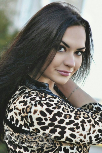 Ukrainian mail order bride Kate from Nizhny Novgorod with black hair and brown eye color - image 1