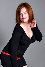 Ukrainian mail order bride Olena from Nikolaev with red hair and blue eye color - image 2