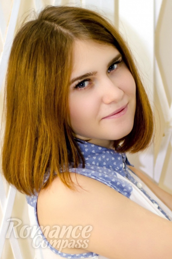 Ukrainian mail order bride Alexandra from Nikolaev with brunette hair and blue eye color - image 1
