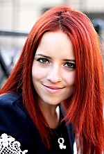 Ukrainian mail order bride Yana from Lugansk with red hair and green eye color - image 4
