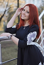 Ukrainian mail order bride Yana from Lugansk with red hair and green eye color - image 7