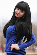 Ukrainian mail order bride Yana from Lugansk with black hair and green eye color - image 9