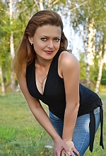 Ukrainian mail order bride Anzhelika from Mariupol with brunette hair and green eye color - image 2