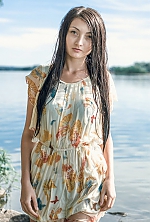 Ukrainian mail order bride Valeria from Dnipro with black hair and green eye color - image 5