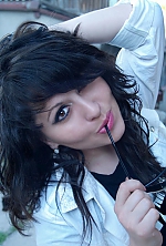 Ukrainian mail order bride Natalia from Mariupol with black hair and green eye color - image 3