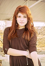 Ukrainian mail order bride Vladlena from Nikolaev with red hair and brown eye color - image 6