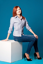 Ukrainian mail order bride Tatyana from Poltava with red hair and hazel eye color - image 9