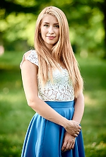 Ukrainian mail order bride Yana from Uman with blonde hair and hazel eye color - image 4