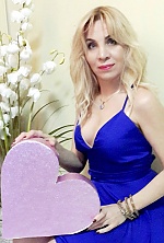Ukrainian mail order bride Svetlana from Genova with blonde hair and blue eye color - image 2