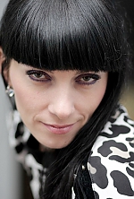 Ukrainian mail order bride Svetlana from Dnipro with black hair and green eye color - image 2