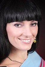 Ukrainian mail order bride Svetlana from Dnipro with black hair and green eye color - image 3