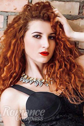 Ukrainian mail order bride Anna from Stavropol with red hair and brown eye color - image 1