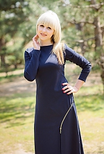 Ukrainian mail order bride Irina from Nikolaev with blonde hair and blue eye color - image 3