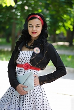 Ukrainian mail order bride Olga from Kropyvnytskyi with black hair and green eye color - image 2