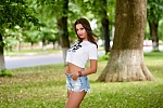 Ukrainian mail order bride Viktoria from Poltava with brunette hair and green eye color - image 11