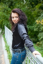 Ukrainian mail order bride Maria from Kiev with black hair and blue eye color - image 4