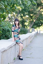 Ukrainian mail order bride Victoria from Poltava with brunette hair and blue eye color - image 2