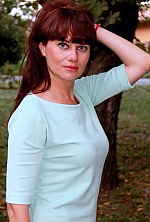 Ukrainian mail order bride Victoria from Poltava with brunette hair and blue eye color - image 7
