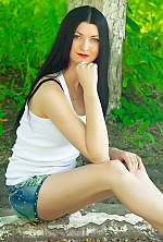Ukrainian mail order bride Ekaterina from Kharkov with black hair and green eye color - image 4