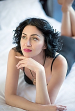Ukrainian mail order bride Irina from Odessa with black hair and green eye color - image 4