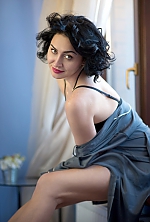 Ukrainian mail order bride Irina from Odessa with black hair and green eye color - image 5
