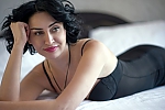 Ukrainian mail order bride Irina from Odessa with black hair and green eye color - image 3