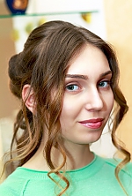 Ukrainian mail order bride Marina from Nikolaev with light brown hair and green eye color - image 2
