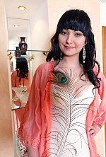 Ukrainian mail order bride Olga from Nikolev with black hair and green eye color - image 3