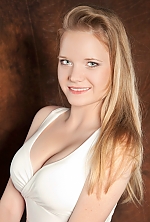 Ukrainian mail order bride Anna from Kharkov with blonde hair and blue eye color - image 5