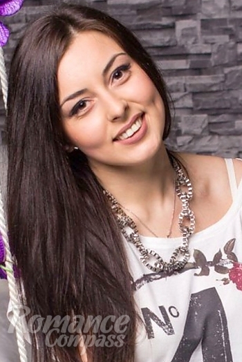 Ukrainian mail order bride Ekaterina from Dnipro with brunette hair and brown eye color - image 1
